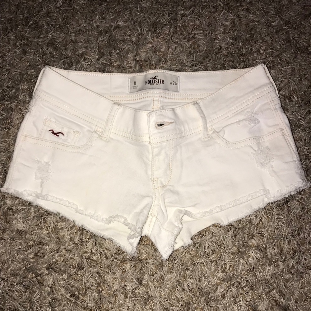 Hollister White Shorts